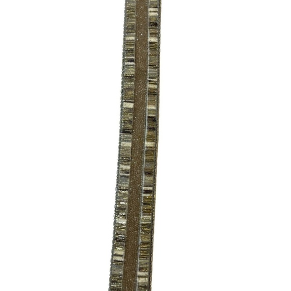 Metallic Silver Sequin Western Belt - Picture 2 of 5